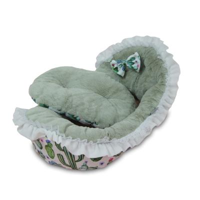China Cat Dog Sleeping Bag Viable Fabric Pet PV Bed Washable Cute Princess Puppy Bed Soft Durable Cradle for sale