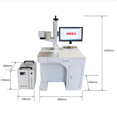 China Small Volume Finishing Laser Marking Machine UV Laser Marking 3W/5W/10W Fiber Laser Marking Machine for sale