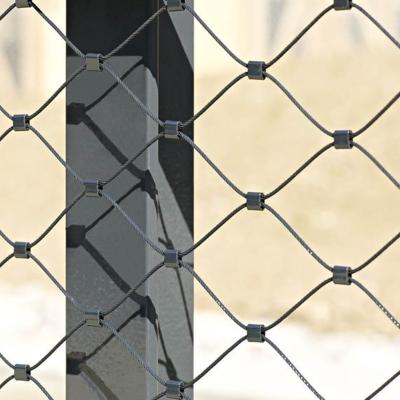 China 2mm High Strength Woven Flexible Stainless Steel Wire Cable Mesh for sale