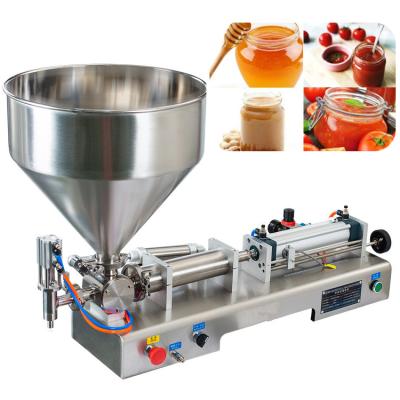 China Semi Automatic Food Table One Head Cream Cream Filler Shampoo Peanut Butter Liquid Bottle Filling Machine for sale