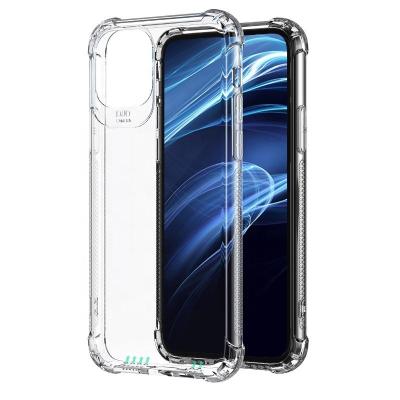China Dirt-resistant Protect Shockproof Transparent Cell Phone Cover Case For iPhone 12 Mini Pro Max TPU Clear Case 2020 for sale