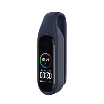 China Lightweight And Easy To Wear Protective Watch Case Anti Silicone Clip Lost Loop Holder For Xiaomi MI Band 5 Bracelet 6 for sale