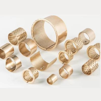 China Uno mismo llano CuSn8 del estruendo 1494 que lubrica los bujes de bronce 160-165-60m m perforado en venta
