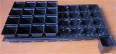 중국 Plastic Greenhouse Horticultural Pots And Trays 15-200 Cavities For Seedling 판매용