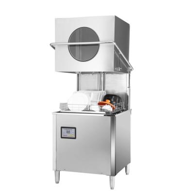 China Dishes Washing Commercial Canteen Restaurant Dishwasher Kitchen Equipment Hood Style Dishwasher for sale