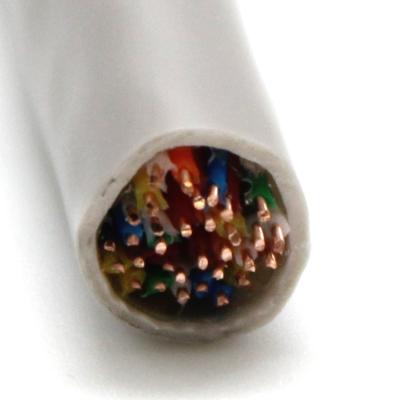 China 0.4mm 0.5mm 0.6mm Indoor 20 50 Pairs HYV Telephone Copper Cable Fire Resistant for sale