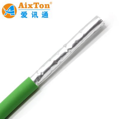 Chine FTP Cat6A/Cat6e câble réseau LAN Ethernet intérieur/extérieur 305m avec jacket en PVC conducteur de cuivre nu 23AWG à vendre