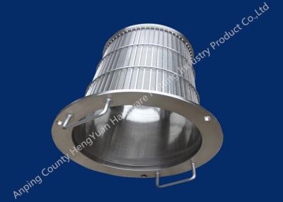 China Filtro de pantalla de acero inoxidable del tambor rotatorio, cesta de alambre de la cuña en venta
