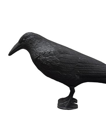 China Wholesale Outdoor Hunting Plastic Crow Hunting Decoy Plastic Crow Decoy L&Y Crow Decoy Black Decoration Hunting Crow for sale
