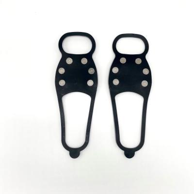 China Durable Universal Anti Slip Ice Cleats Shoe Boot Grips Studs Elastic Crampon Snow Spikes Grips Traction Cleats for sale