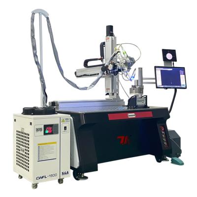 China 2000W Kettle Automatic Fiber Laser Welding Machine for Army Kettle Water Bottle for sale