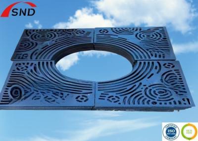 China Ductile Iron Square Walkway Grating For Outdoor Tree Slab Pit Grating Applications for sale
