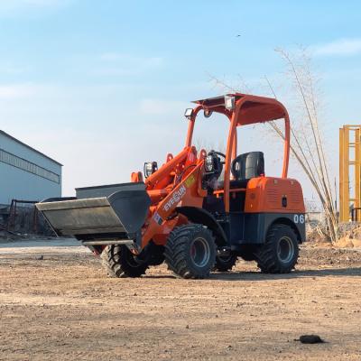 China Shops EVERUN EREL06 4x4 Good Quality Farm Bucket Building Material New Construction EPA Compact Articulating Electric Four-Wheel Loader For Sale for sale
