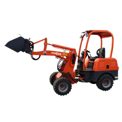 China Shops EVERUN EREL06 0.6ton mini construction material small garden farm attachments china chinese micro front mining electric wheel loader for sale for sale