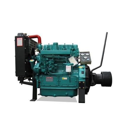 China Weifang Ricardo series 40KW 55HP ZH4100P water cooled diesel engine with belt pulley using for crusher and water pump for sale