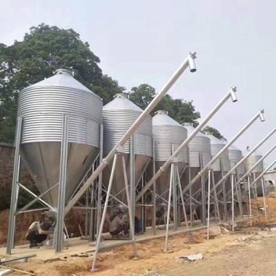 China 1000t high-quality galvanized hopper bottom grain steel silo bins with dryer and other accessories for sale