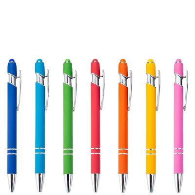 China Hot Selling Promotional Cheap Metal Ball Pen Promotional Metal Touch Pen Hot Sale Aluminum Customized Pen With Custom Pen Printed Logo for sale