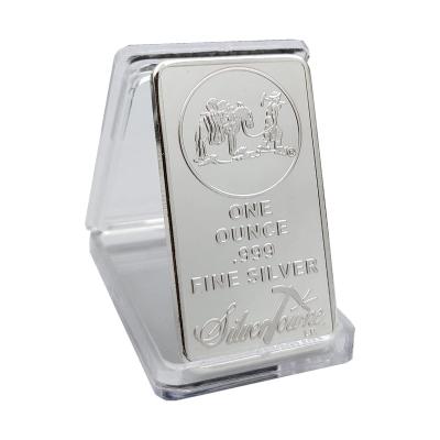 China Commemorative USA Silver Metal Prospector Prospector US Band Coin 1OZ Silver Band Collection Square Coin for sale