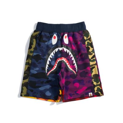 China Anti-Wrinkle Camouflage Shark Nickel Pants Loose Casual Summer Beach Sports Hip Hop Student Couples Shorts Big Size Men Pants for sale