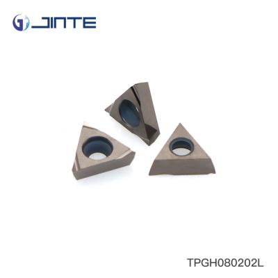 中国 TPGH080202L Trigonボーリングの挿入物CNCの炭化物のカッターの高い金属の取り外し率 販売のため