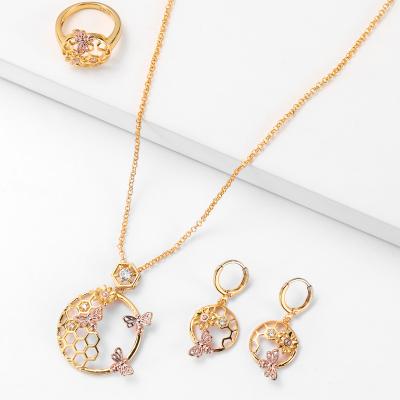 China Fashion jewelry GARAANTIIE 2022 unique design window butterfly inlaid design with white diamond is the first choice for wedding party for sale