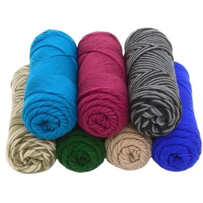 China Hand knitting baby milk cotton crochet 100g Milk Cotton Yarn 8ply assortment for Sale for sale