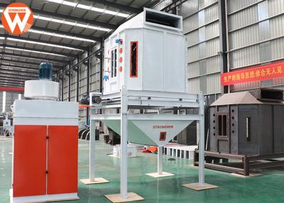 Chine 1,5 kilowatts de volaille alimentent l'opération facile de capacité de t/h de l'écoulement 4-5 de compteur de refroidisseur de granule à vendre