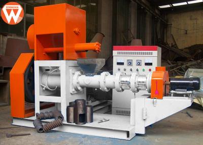 China 300KG/H Floating Fish Feed Extruder Machine Main 37kw Low Power Consumption for sale