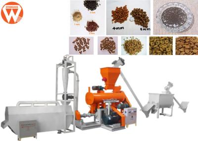 Chine Machine d'extrudeuse d'alimentation de poissons de vapeur de modulateur, machine de flottement d'alimentation de poissons de crevette de contrôle à vendre