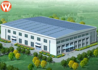 Chine Entrepôt de structure métallique d'histoire de la construction préfabriquée deux pour l'industrie de cylindre réchauffeur à vendre