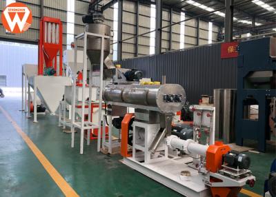 Chine Les poissons d'Aqua de l'Aqua commandés par PLC 4t/H alimentent l'extrudeuse de granule à vendre