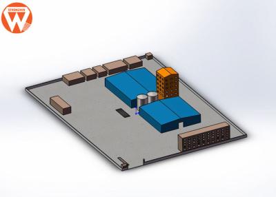 Chine Chaîne de production d'alimentation des animaux de la volaille 20T/H SKF de poulet à vendre