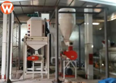 Chine la volaille du bétail 2T/H de 80kw 15mm granulent l'usine d'alimentation à vendre