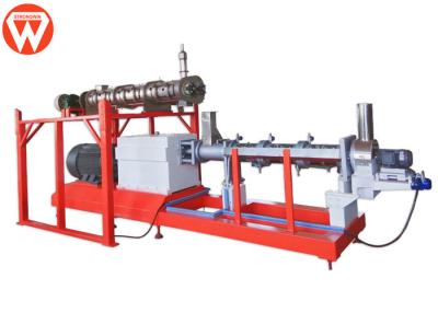 Chine Les solides solubles doublent la machine d'extrudeuse d'aliment pour animaux familiers d'alimentation de poissons de vis à vendre