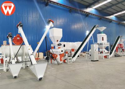 Chine Usine de traitement en lots d'alimentation de granule de volaille de pigeon de 2.5T/H 90KW à vendre