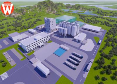 Chine chaîne de production d'alimentation des animaux des granules 30T/H de 10mm meulage de traitement en lots à vendre