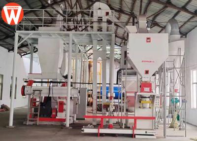 Chine chaîne de production de granule de l'alimentation 10tph installation de fabrication d'alimentation des animaux de 12mm à vendre