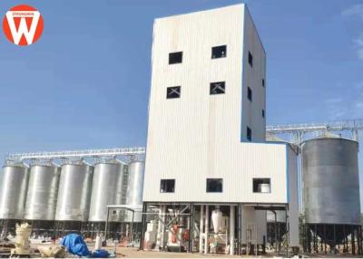 Chine Chaîne de production automatique d'alimentation des animaux de 550KW 10T/H avec des silos à vendre