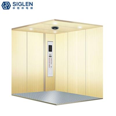 China Machineroom freight elevator price of 1 Ton Warehouse Cargo Elevator with Large Size High Load Capacity for Sale for sale