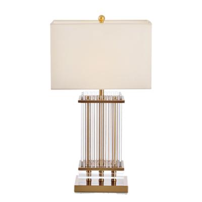 China Modern Light Luxury Designer Crystal Table Lamps Bedside Light for sale