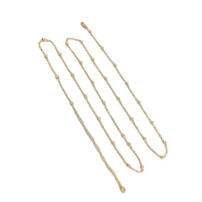 China IEAR FASHION Gold Plated Jewelry Suppliers Wholesale Fashion Jewelry Body Waist Chain Beads Waist Beads Belly Chain Chain for sale