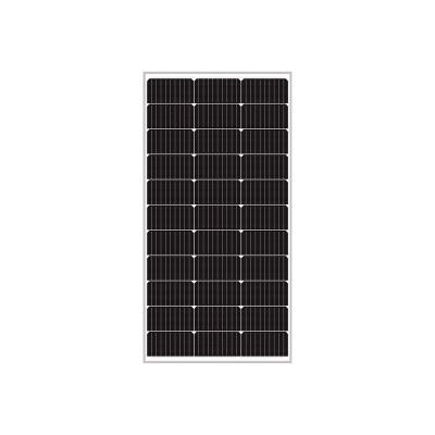 China 12 Volts Monocrystalline Solar Panel 100W 12V Compact Design High Efficiency Module RV Marine Boat solar Off Grid system 182mmx182mm for sale
