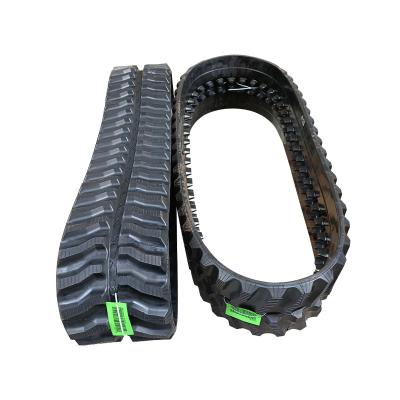 China High Qulity Low Noise Less Vibration Unloader Carrier Rubber Unloader Rubber Track 300*72B*47 Rubber Track for sale