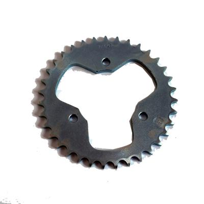 China 45 Steel 2022 New Quenched And Tempered Style Atv Utv Parts Blue White Zinc Q16 Plating Final Drive Sprocket for sale