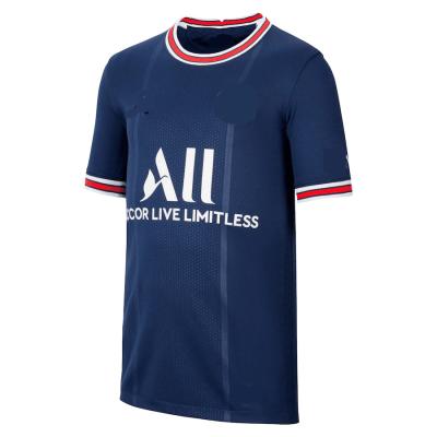 China Shirts & Tops New Season 21/22 High Quality Polyester Fabric Custom Design Jersey Print Thai Football Sublimation Quality Soccer Uniform for sale