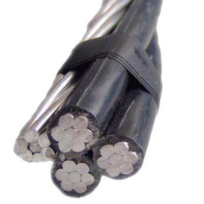China XLPE Insulated ABC Cable Overhead Duplex Triplex Twisted Aluminum Conductor for sale