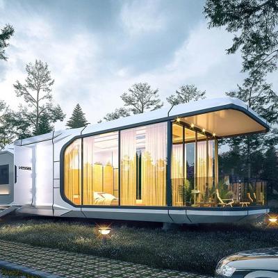 China Fuqian factory luxury prefabricated space capsule house building modern prefabricated villas for sale made in China for sale