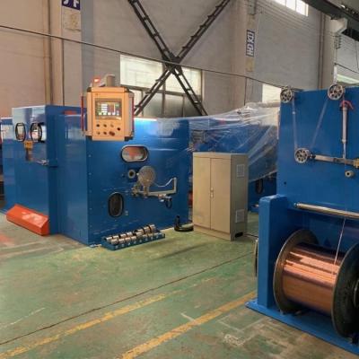 China 1+6+12 Unilay Stranding Bunching Machine China Famous Brand Tornado 19 PCS Single Copper Buncher Double Twist Buncher High Speed Bunching for sale