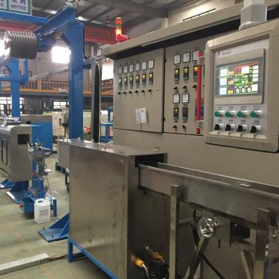 China Kunshan Fuchuan Cable Extruder Tin Machine PVC HFFR Insulation Enamel Copper Wiring Machine High Speed Extruding Cable Making Machine for sale