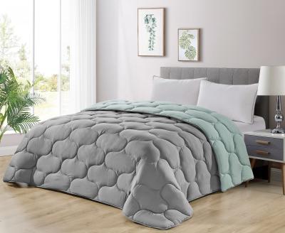 China Ultra Warm Comforter Fluffy Microfiber Padding Duvet Reversibel Twee kleuren Te koop